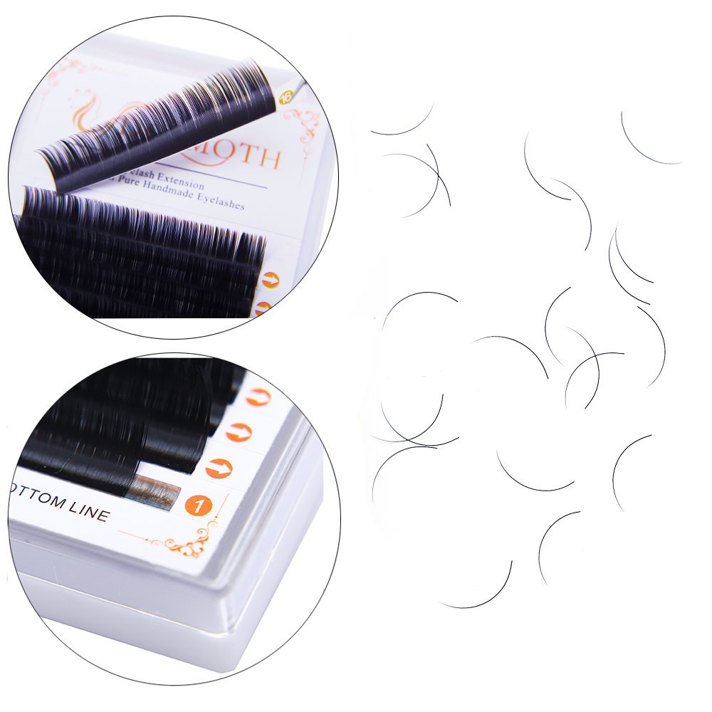 DOSMOTH 10 Boxes 16 Rows 7-16  - Eyelash Extension Human Hair review and price